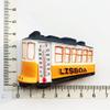 Lisbon Portugal 3D Tram Fridge Magnet Souvenir Gift,Handmade Home & Kitchen Decoration Lisbon Refrigerator Magnet Collection view 4