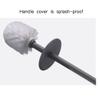 Toilet Brush Sturdy Bristles Toilet Bowl Cleaning Brush Strong Grip, Hidden Scrub Brush for Toilet and Heavy Enough Base (Color : Gray) view 4