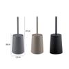 Toilet Brush Sturdy Bristles Toilet Bowl Cleaning Brush Strong Grip, Hidden Scrub Brush for Toilet and Heavy Enough Base (Color : Black) view 2