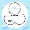 Karenhi 12 Pieces Round Shower Curtain Hooks Rings, Rust Proof Metal Shower Hooks Rings for Home Bathroom Bedroom Kitchen Glide Rods Application, Snap Joint Design(Silver, Rustic Style) view 3
