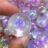 Crystal Stone Folk Crafts Ball Rainbow Angel Aura Crack Crystal Spheres for Home Decoration 3pcs 25mm view 3