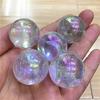 Crystal Stone Folk Crafts Ball Rainbow Angel Aura Crack Crystal Spheres for Home Decoration 3pcs 25mm view 4