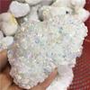 1pc White Quartz Stone Angel Aura Crystal Cluster for Home Decoration 200-280g view 2