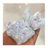 1pc White Quartz Stone Angel Aura Crystal Cluster for Home Decoration 200-280g view 4