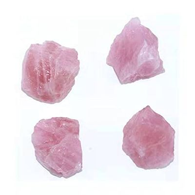 Natural Bulk Rough Pink Rose Quartz Stone raw Stones Gemstone Healing Reiki 4pcs