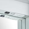 Signature Hardware 456079 Seren 35-1/2" x 32" Lighted Frameless 2 Door Medicine Cabinet with Tunable LED and Wireless Speaker - Aluminum view 4