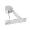 Juvielich 2Pcs Curtain Rod Brackets, Curtain Rod Brackets No Drilling with Screws, CreamCurtain Rod Brackets with Screws with Plastic Buckle for Drapes Decorative Fit for 25-28mm Rod 80x108x19mm view 3