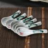 4 Pieces Ceramic Spoon Japanese-style Glaze Color Ramen Bowl Soup Spoon Home Meal Rice Spoon Tableware view 2