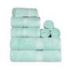 Superior Egyptian Cotton Pile 8 Piece Towel Set, Includes 2 Bath, 2 Hand, 4 Face Towels/Washcloths, Ultra Soft Luxury Towels, Thick Plush Essentials, Guest Bath, Spa, Hotel Bathroom, Sea Foam view 1