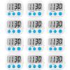 12 Pack Digital Kitchen Timers for Cooking Magnetic Timer for Cooking Loud Alarm White view 1