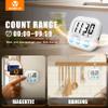 12 Pack Digital Kitchen Timers for Cooking Magnetic Timer for Cooking Loud Alarm White view 3
