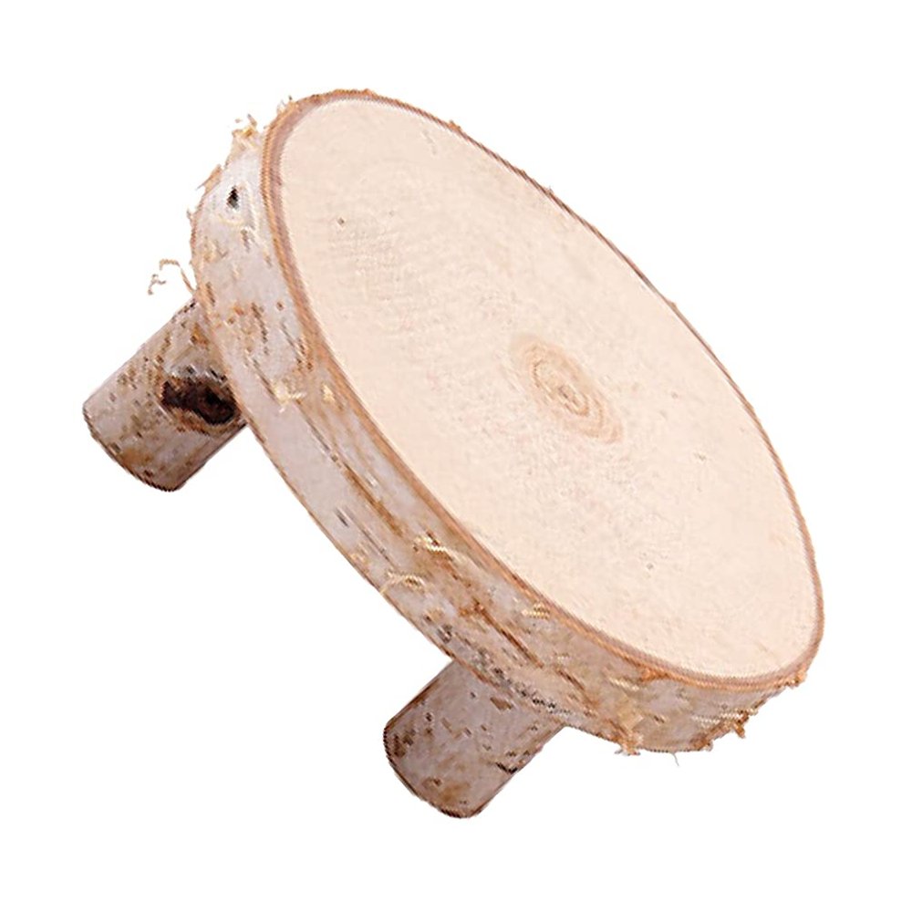 SOIMISS 1pc Unfinished Wood Slice Table Rustic Candle Holder Centerpiece Versatile Decor for Dining Garden Crafting Solid Birch Wood Unique Table Decoration Random Style