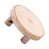SOIMISS 1pc Unfinished Wood Slice Table Rustic Candle Holder Centerpiece Versatile Decor for Dining Garden Crafting Solid Birch Wood Unique Table Decoration Random Style view 1