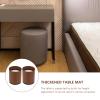IMIKEYA Chair Feet Covers Table Feet Mat Anti Slip Furniture Risers Carbon Steel Felt Material Pad view 2