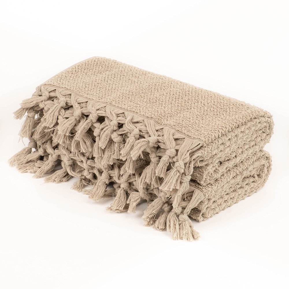 100% Cotton Organic Turkish Luxury Bath Towel for Bathroom | Eco-Friendly | Luxuriously Soft Touch | Higly Absorbent, Quick Dry and Odor Resistant | Machine Washable (Taupe, Bath Towel)