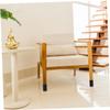 IMIKEYA 2pcs Chair Leg Riser - Furniture Feet Protector Silent Table Accessory Carbon Steel Felt Stable for Home Office Use view 3
