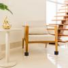 IMIKEYA Furniture Floor Protectors 2pcs Carbon Steel Felt Pads Non-Slip Mute for Table Chair Legs view 4