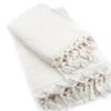 100% Cotton Organic Turkish Luxury Towel for Bathroom | Hand and Bath | Eco-Friendly | Luxuriously Soft Touch | Higly Absorbent, Quick Dry and Odor Resistant | Machine Washable (White, Bath Towel) view 1