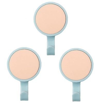 TOSSPER 3 Pcs Creativity Coat Hook Bathroom Wall Mount Owel Hanger Kitchen Storage Rack Home Keys Hanging Hook