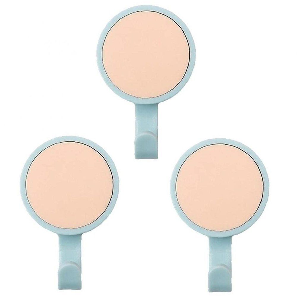 TOSSPER 3 Pcs Creativity Coat Hook Bathroom Wall Mount Owel Hanger Kitchen Storage Rack Home Keys Hanging Hook