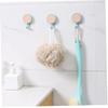 TOSSPER 3 Pcs Creativity Coat Hook Bathroom Wall Mount Owel Hanger Kitchen Storage Rack Home Keys Hanging Hook view 2