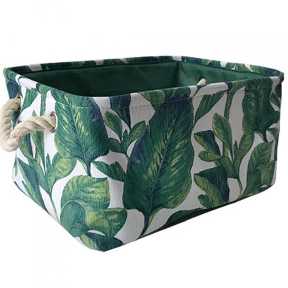 TOSSPER Storage Basket Collapsible Toy Laundry Bin Convenient Home Organization Solution for Office Bedroom