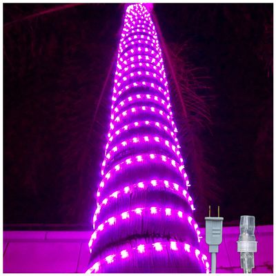 Russell Decor 200ft/2160 LED Rope Lights for Christmas Theme Colors Party Outdoor Trees Patio Deck Flexible Connectable Rope Lights (Pink)
