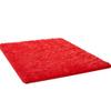 Kekon Ultra Soft Indoor Modern Square Area Rugs Fluffy Non-Slip Floor Carpets Silky Mat for Living Room Bedroom Kids and Baby Room Nursery and Pet, 2.6 * 5.2ft, Red view 1