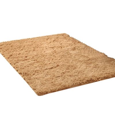 Kekon Ultra Soft Indoor Modern Square Area Rugs Fluffy Non-Slip Floor Carpets Silky Mat for Living Room Bedroom Kids and Baby Room Nursery and Pet, 3.3 * 5.2ft, Khaki