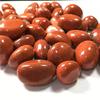 Natural Polished red Jasper Quartz Palm Crystal Healing for Garden Decoration 200g 17-22mm view 3