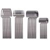 Silverware Set, 24pcs 304 Stainless Steel Dinnerware Set Tableware Western Cutlery Hanging Cup Knife Fork Tea Spoon Silverware Kitchen Flatware BY ZZYY (Color : Matte black) view 1