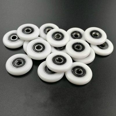 AFUDER 8 x Sliding Bathroom Door Shower Door Roller, Outer Diameter 19 mm/20 mm/22 mm/23 mm/25 mm/27 mm Bearing Bore 5 mm