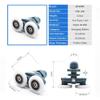 AFUDER Adjustable Shower Wheel Pulley, 4pcs-8pcs/set Diameter 23mm 25mm Abs Plastic Door Hardware Roller view 3