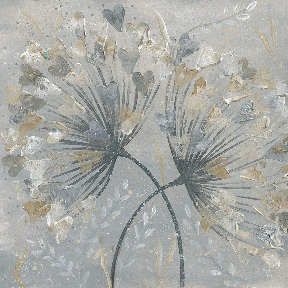 ArtExpert Flower Hearts by Kaye Lake - 16x16 Art Print Poster