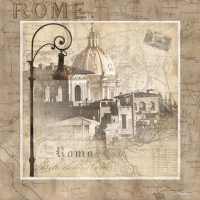 ArtExpert When In Rome by Keith Mallett - 16x16 Art Print Poster