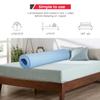 2-Inch Mattress Topper Memory Foam Pressure Relief for Back Pain Cooling Gel-Infused Gel Infused Mattress Topper Cooling & Breathable CertiPUR-US Certified (Queen) view 3