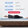 2-Inch Mattress Topper Memory Foam Pressure Relief for Back Pain Cooling Gel-Infused Gel Infused Mattress Topper Cooling & Breathable CertiPUR-US Certified (Queen) view 4