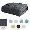 HZ & HY Oversized King Bedspread, Quilted Coverlet Bedding Set, Lightweight Thin Comforter, Reversible, Luxurious, 5 Piece, 100% Microfiber, Dark Grey view 4