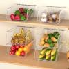 blitzlabs Wire Storage Baskets Stackable Organizer Basket Bins Stacking Household Wire Baskets with Handles Storage Organization for Kitchen, Pantry, Bathroom, Cabinets, Closets, Bedrooms, Set of 2 view 2