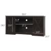 4 EVER WINNER Farmhouse TV Stand for 65 Inch TV, Espresso Entertainment Center for 65 Inch TV, Modern Farmhouse Television Stands for TVs up to 70, Espresso TV Stand for Flat Screens 65 view 2