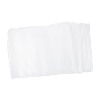 Cabilock 1 Set 100Pcs Non Woven Bags Clothes Purse Shoe Packing Storing White Bags Suit Shirt Bag Protector for Home Shop 35X25CM