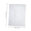 Cabilock 1 Set 100Pcs Non Woven Bags Clothes Purse Shoe Packing Storing White Bags Suit Shirt Bag Protector for Home Shop 35X25CM view 2