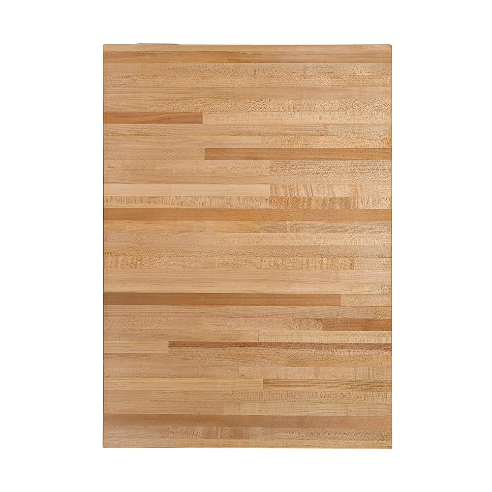 CONSDAN Butcher Block Countertop, 24 x 25 Inches, USA Grown Solid Hard Maple Hardwood, for Kitchen Island, Laundry Room, RV, Camper, Office Desk, Bar Table, Prefinished with Food-Safe Oil, 1.5" Thick
