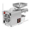 610W Commercial Automatic Stainless Steel Oil Press Machine Industrial Nuts Seeds Oil Extractor Organic Oil Expeller Presser Pressing Machine 110V (610W) view 3