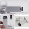 Elegant Upholstery Furniture Legs 4pcs Furniture Legs Adjustable Metal Table Legs | Aluminum Alloy Replacement Furniture Feet for Couch Sofa Desk Legs Bed Cabinets Risers,Triangle Mounting Plate view 4