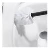 Nordic Toilet Brush and Holder Household Toilet Bowl Long Handle Toilet Brush Set Hotel Bathroom Space Aluminum Toilet Brush (Color : Black) view 4