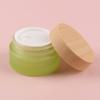 DLIBUY 6 Pieces Empty 30ml Green Glass Cosmetic Jars with Screw Lid 30g Small Containers with Inner Seal for Homemade Cosmetic Cream Salve Lip Balm Travel Storage Pot, 6x Spatula view 3