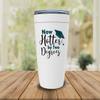 Graduation College Tumbler - Now Hotter By Two Degrees - Inspired Quotes Encouragement Student Bachelor Women Men Boy Girl White view 2