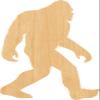 Bigfoot 1 Laser Cut Out Wood Shape Craft Supply - 4 Inch view 1