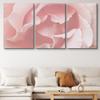 SIGNLEADER Canvas Print Wall Art Set Extreme View of Pink Carnation Botanical Flower Photography Realism Contemporary Closeup Edgy Multicolor Pastel for Living Room, Bedroom, Office - 24"x36" x 3 view 2